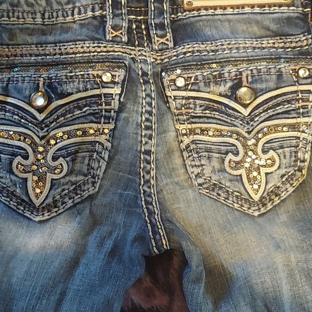 Rock revival size 24 skinny jeans